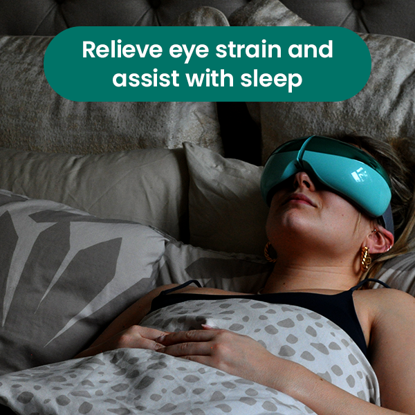 Oko Eye Massager - Relieve Eye Fatigue and Promote Relaxation with Air Pressure, Vibration and Hot Compress