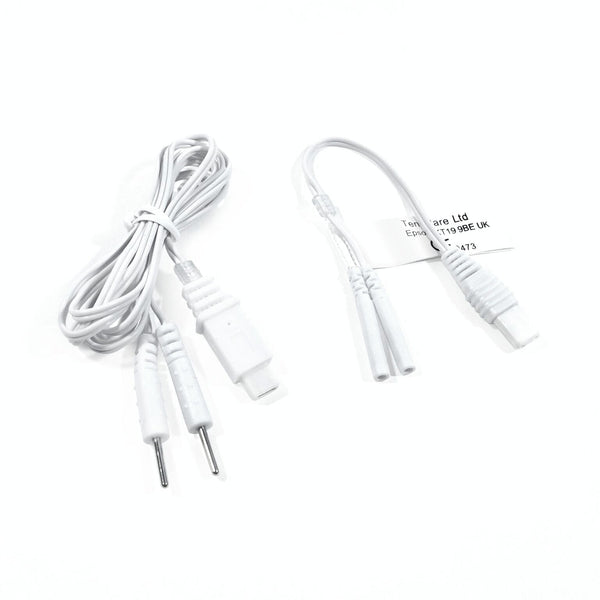 iTouch Sure and Elise Lead Set (White mini-USB)-Leads-TensCare Ltd