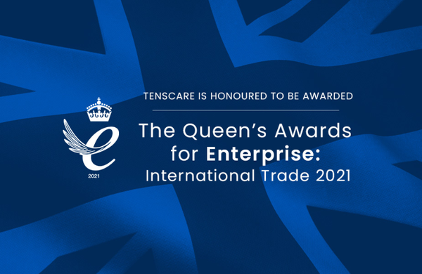 Tenscare wins the Queens Award for Enterprise for International Trade 2021-TensCare Ltd
