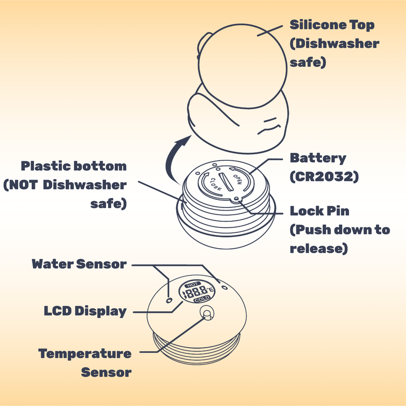 Digi Duck+ Digital Baby Bath Thermometer