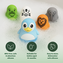 Zoo Friends Baby Bath Toys 5-Pack