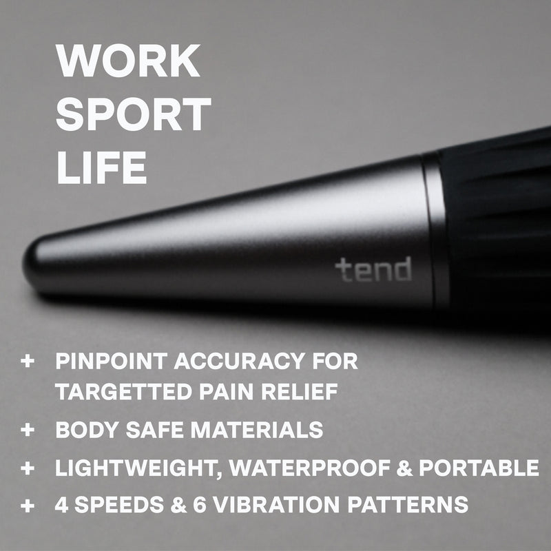 Tend Deep - Portable Massage Gun for Targeted Joint and Tendon Pain Relief