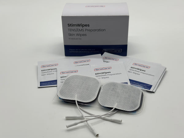 StimWipes – Skin Preparation Wipes for TENS, EMS & Electrotherapy Stimulation