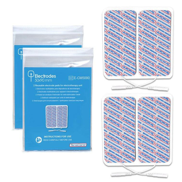 50-Pack Replacement TENS/EMS Electrode Pads - 2x2 Inch, For Intensity Twin Stim III